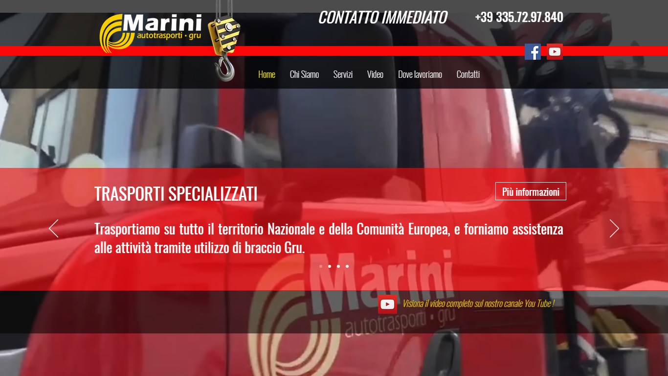 Trasporti a Sant'Olcese - Marini Autotrasporti Gru