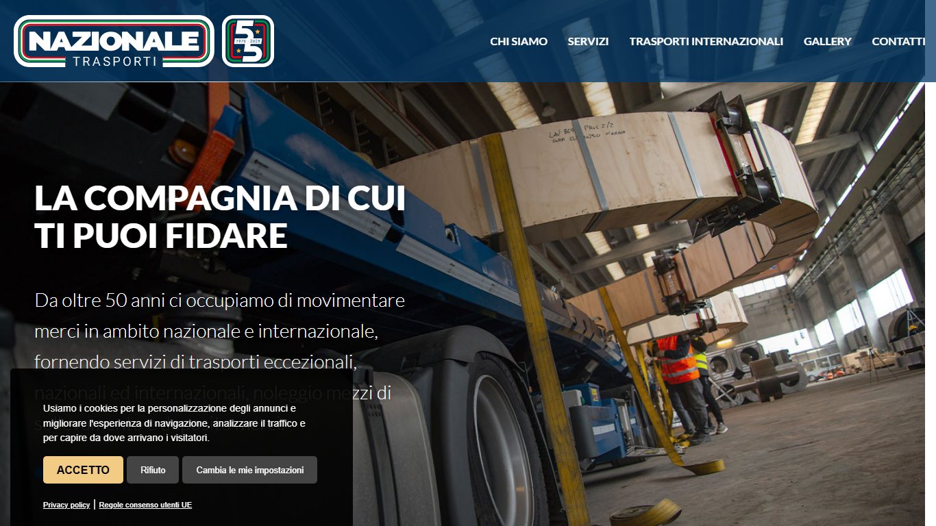 Trasporti a Giussano - NAZIONALE TRASPORTI SRL | Trasporti eccezionali