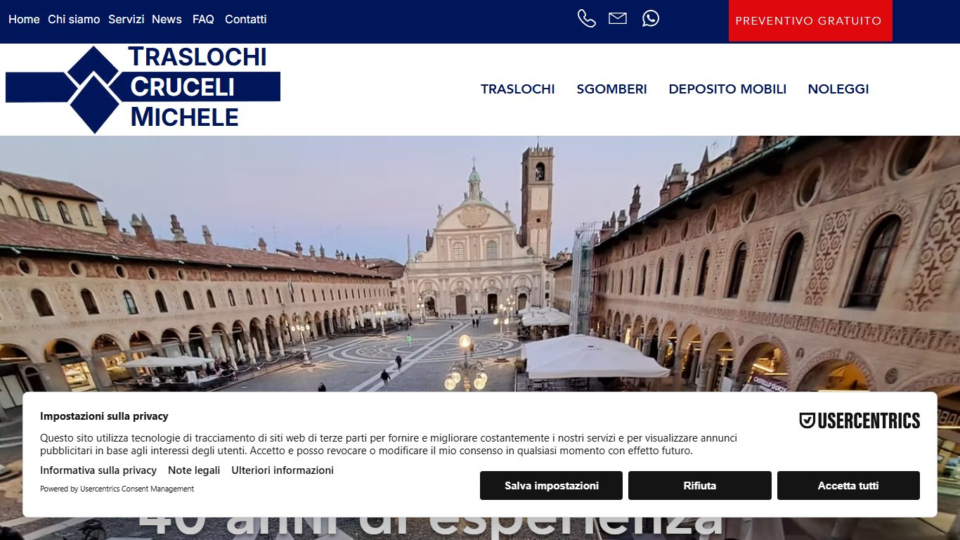 Traslochi a Vigevano - Traslochi Cruceli Michele Noleggio piattaforme