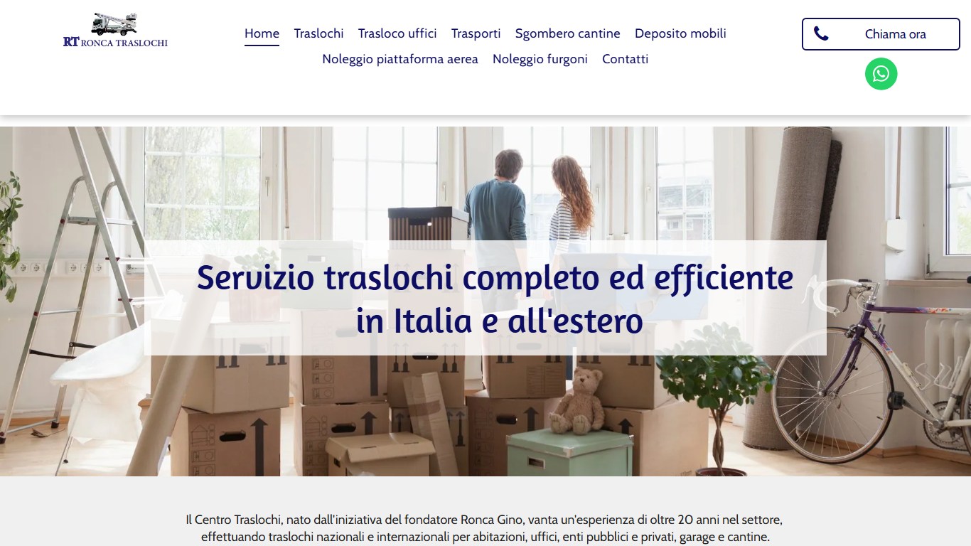 Traslochi a Viterbo - Traslochi Trasporti Ronca Gino